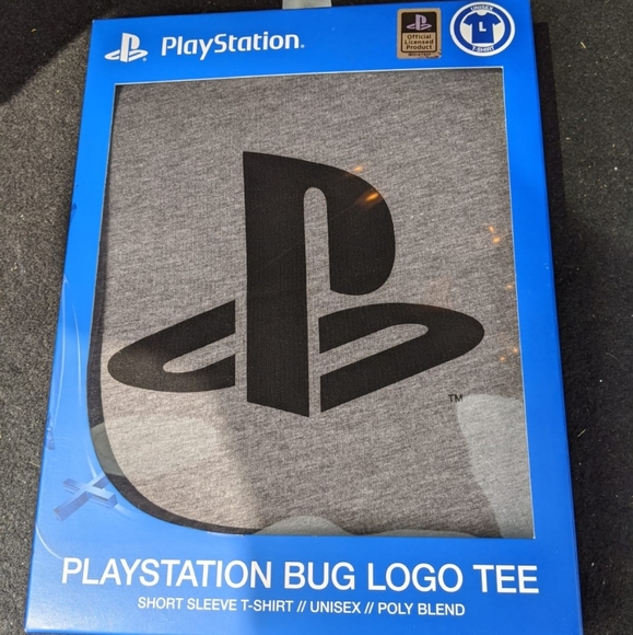PlayStation Original Logo Gamer Tee T-Shirt Offici - Picture 1 of 1